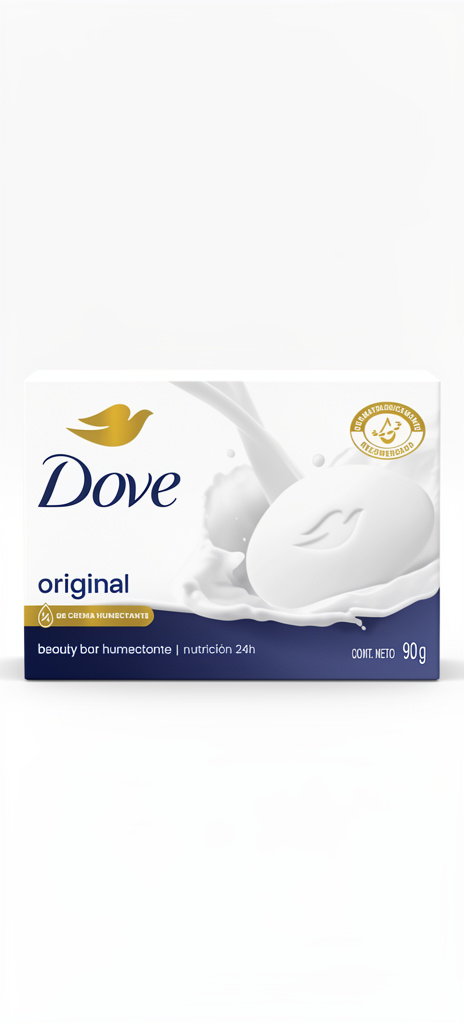 Dove Original jabón blanco 90g