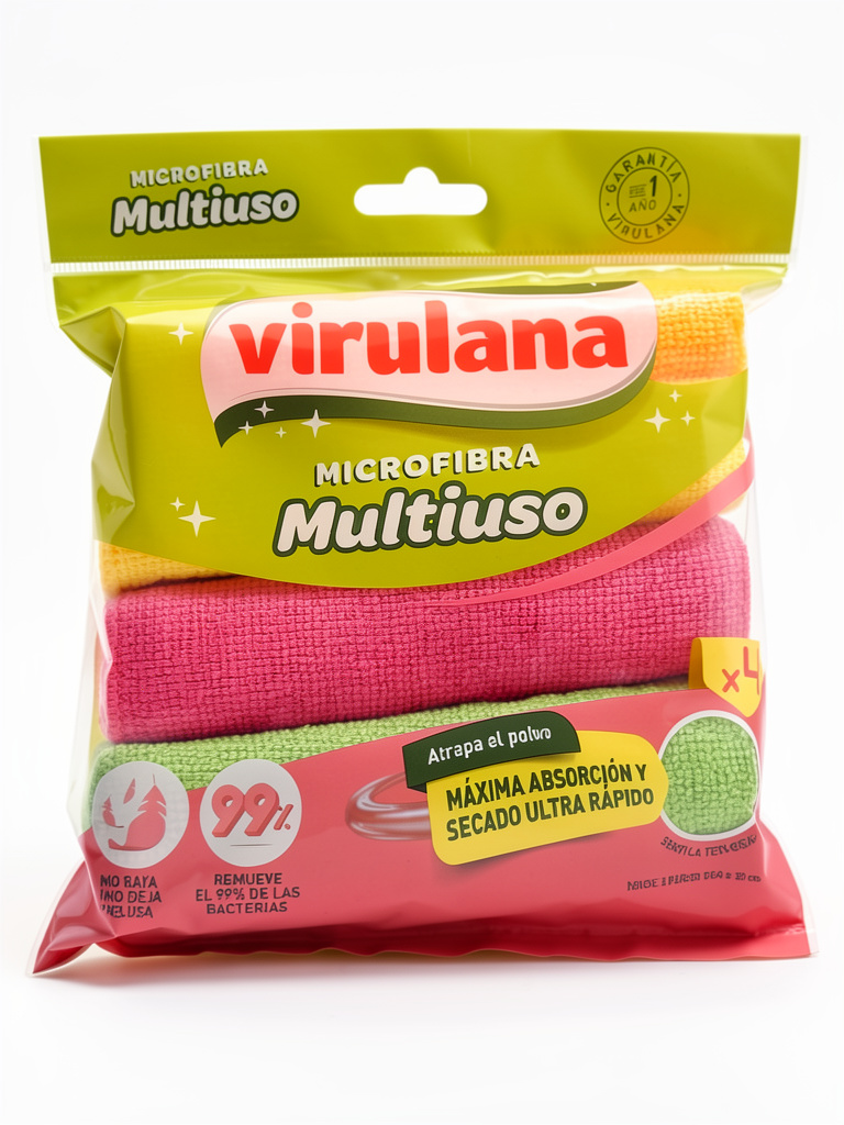 Microfibra multiuso x4