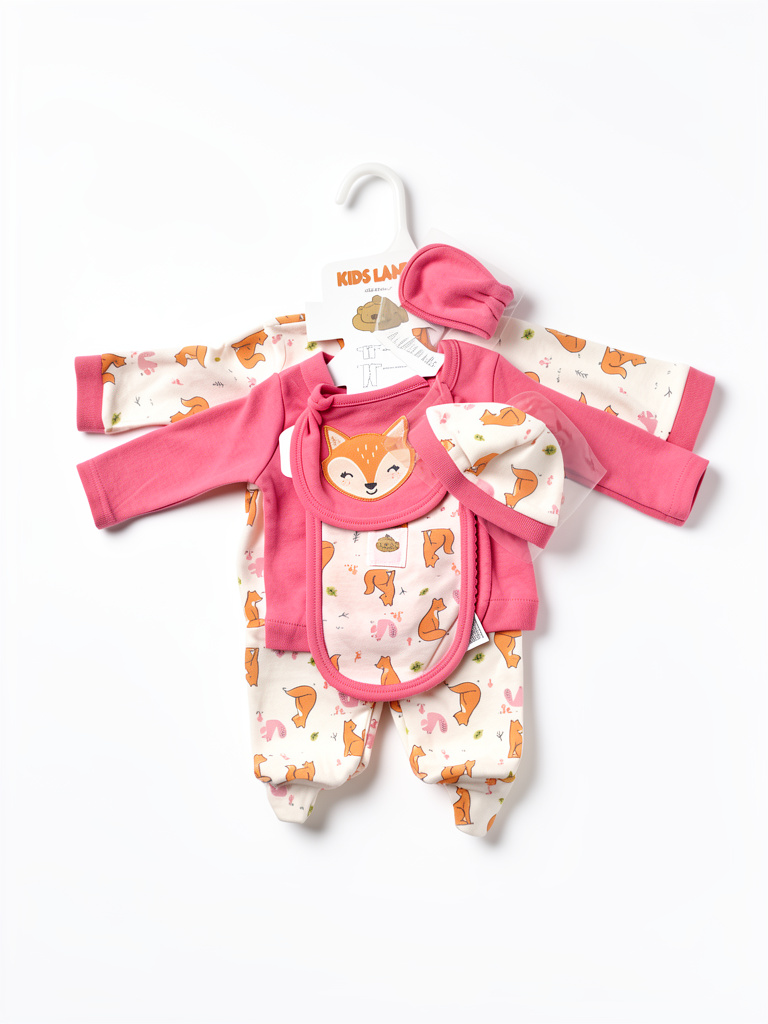 Kids Land set para RN estampado de  zorros