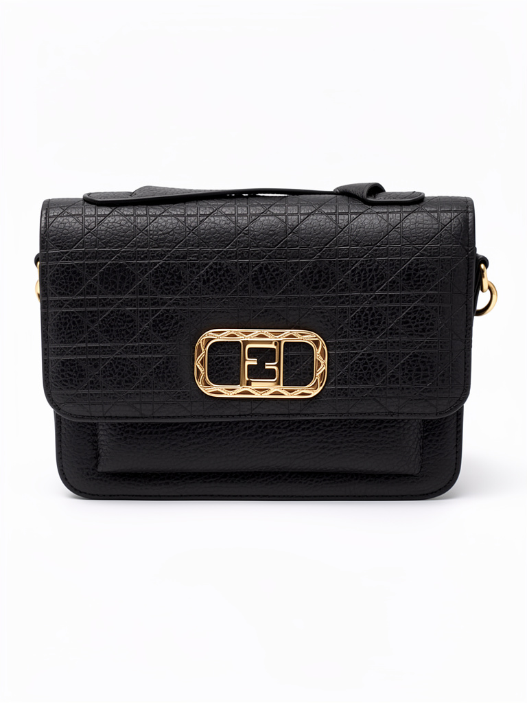Bolsos  con textura cuadriculado baili