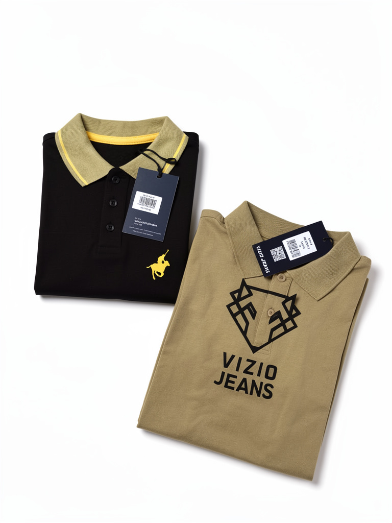 Vizio Jeans playeras polo liso