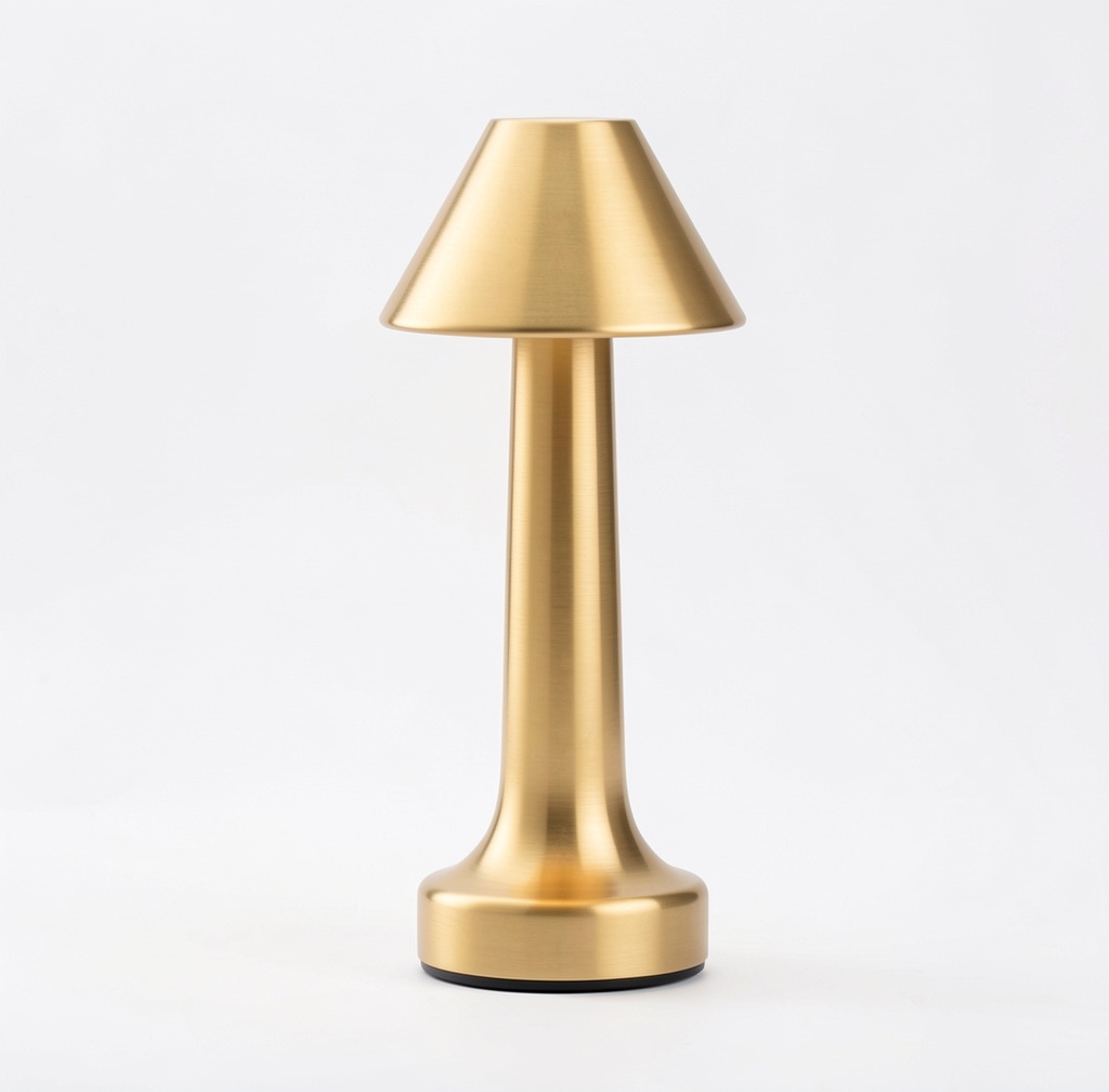 Lampara led desk gold