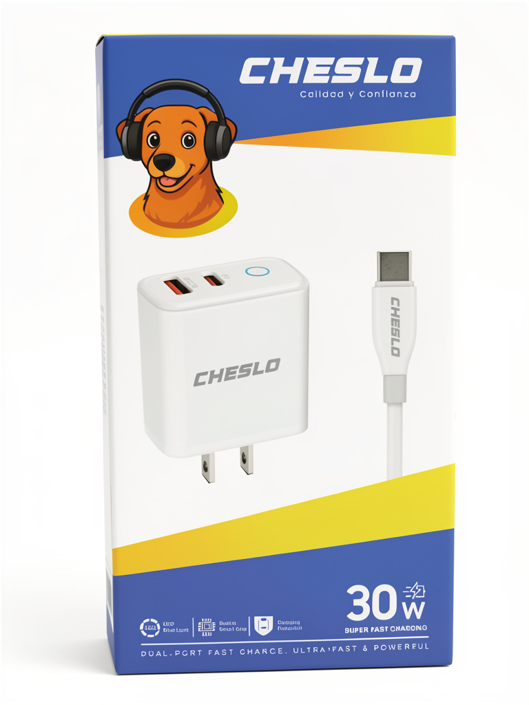 Cargador Cheslo TC 30W