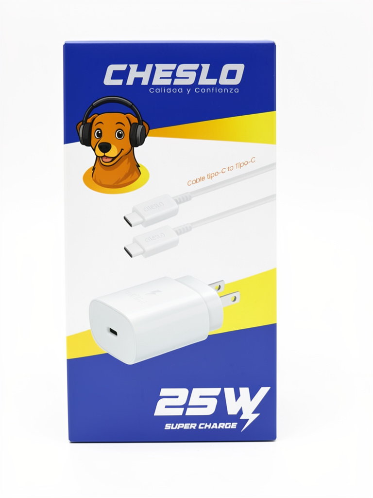 CHESLO cargador 25W tipo-C