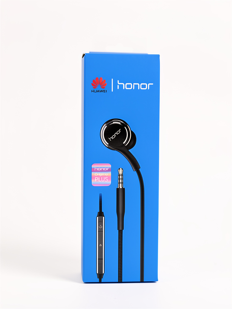 Huawei Honor audifonos cable negro