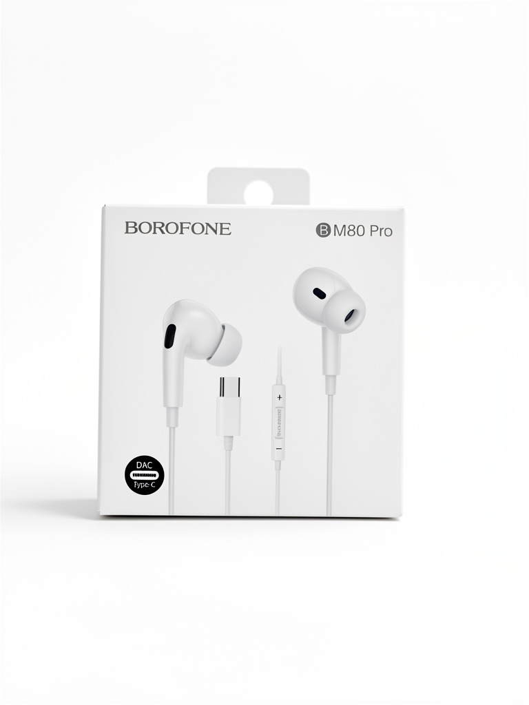 Borofone BM80 Pro audifonos blancos