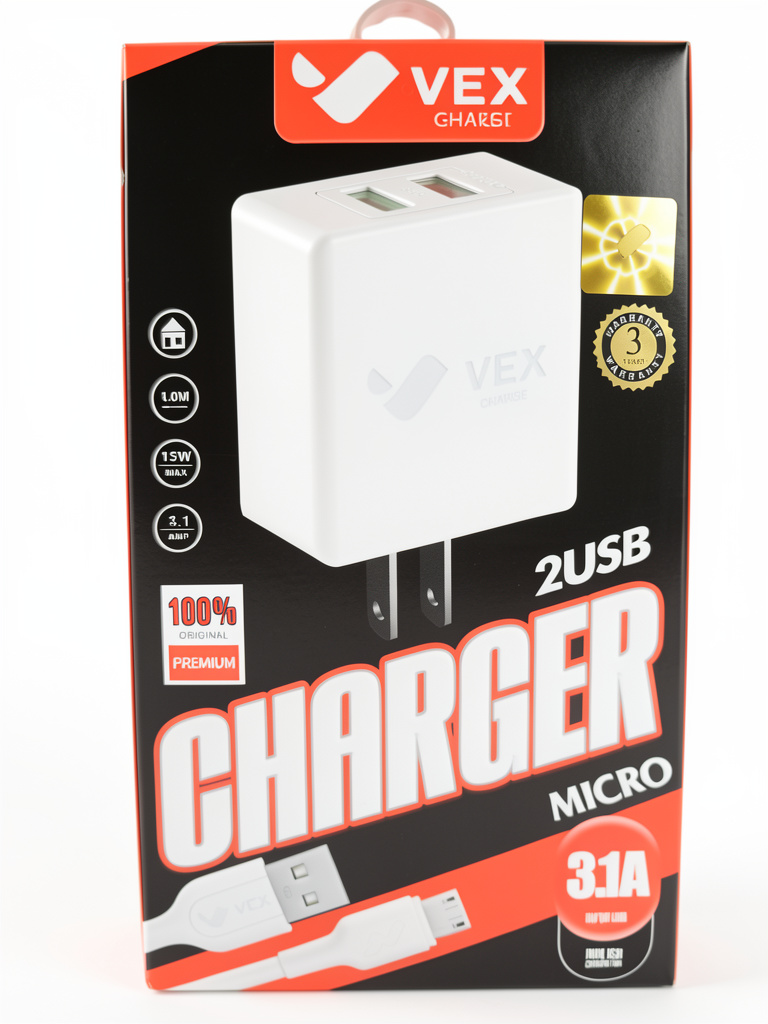 Cargador Vex V8 15W