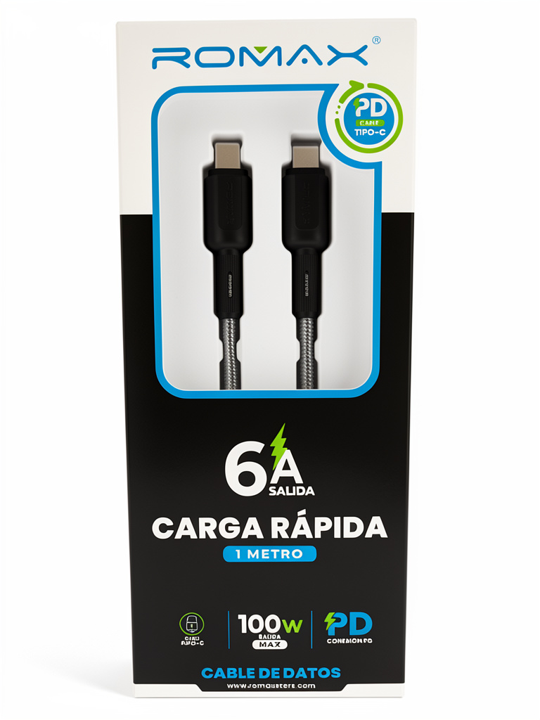 Cable Romax de Tipo-C a Tipo-C