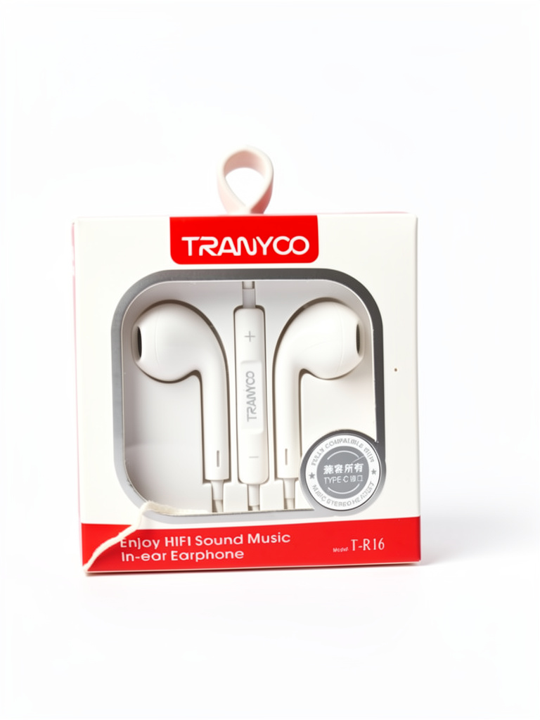 TRANYCO T-R16 audifonos blancos