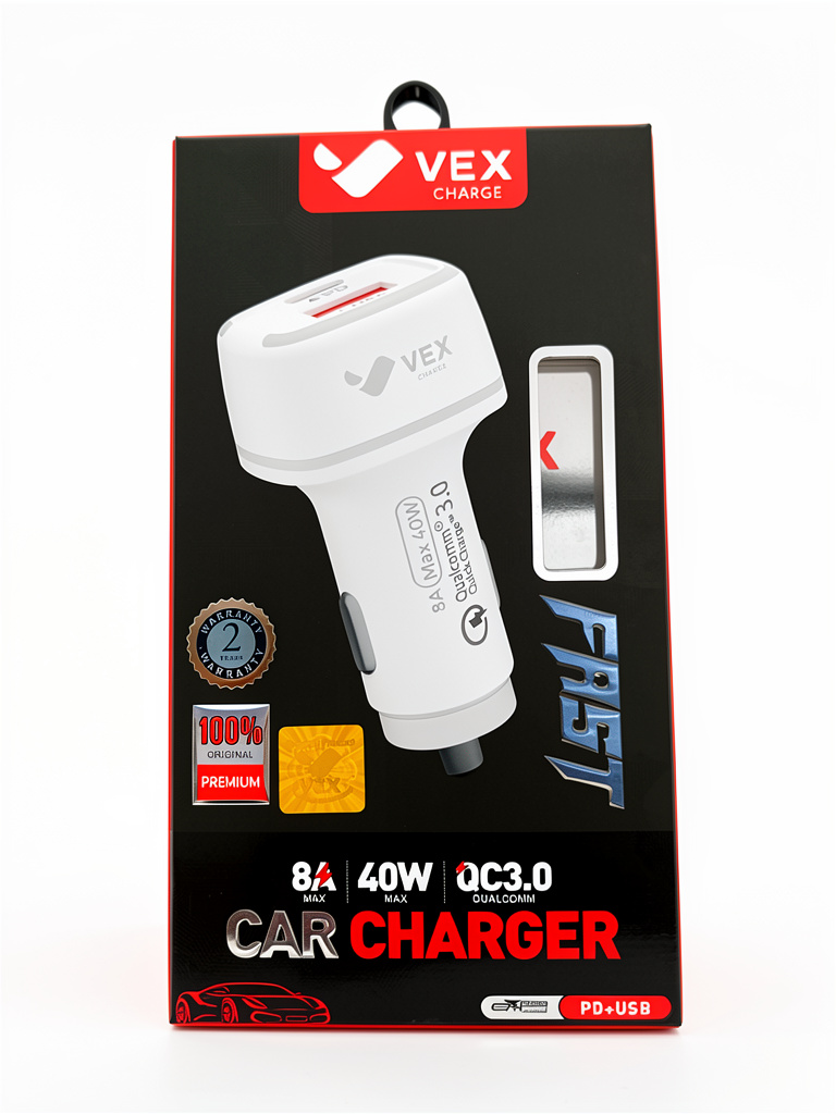 VEX Charge cigarrera blanco