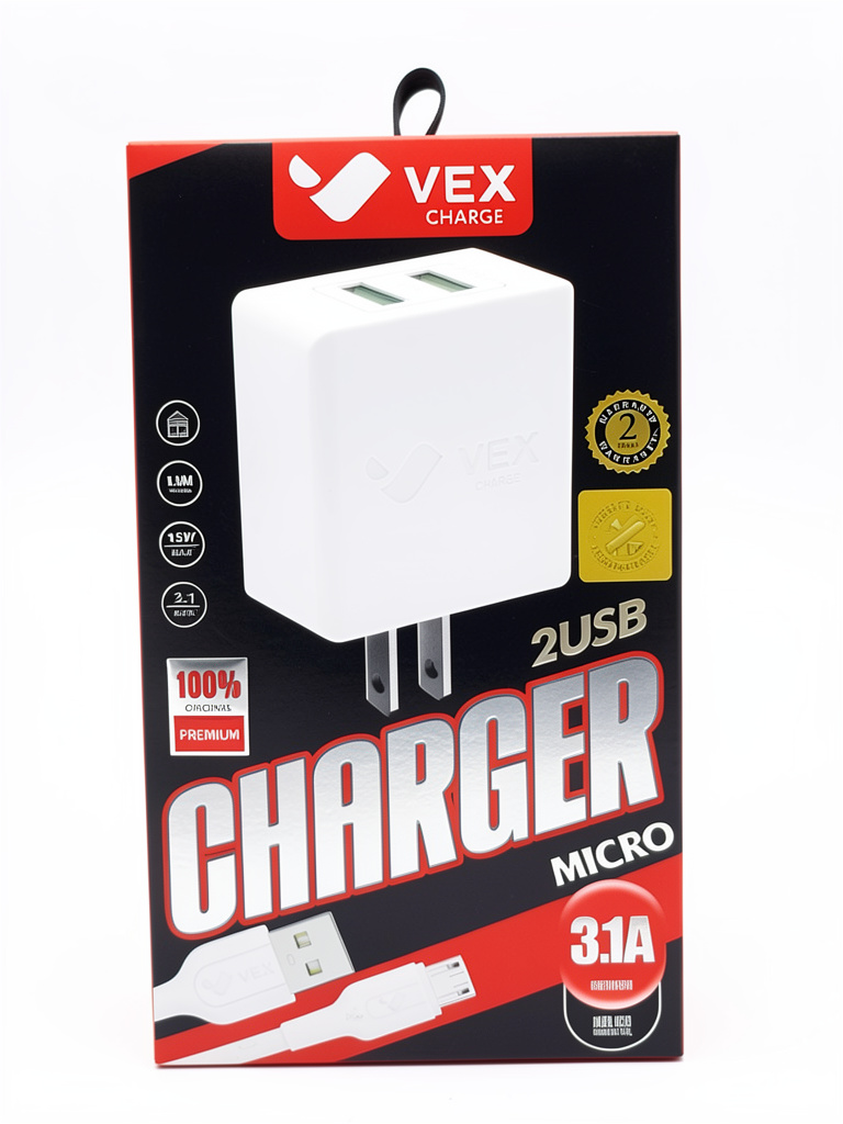 VEX Cargador 2USB V8