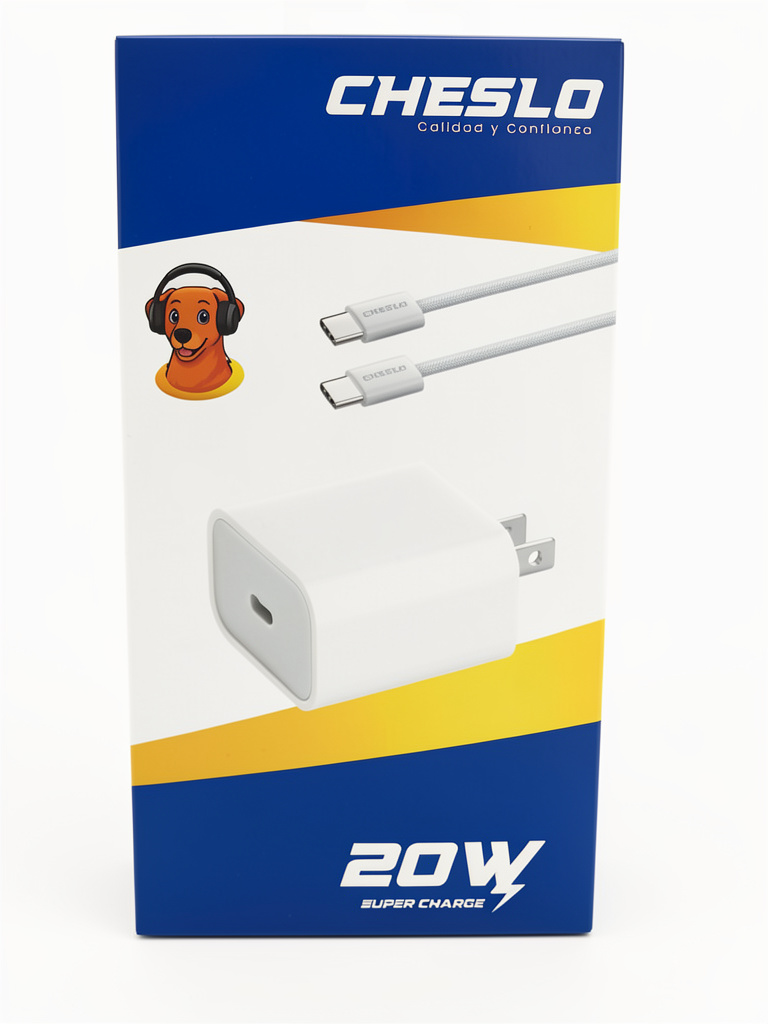 Cargador Cheslo iPhone TC 20W