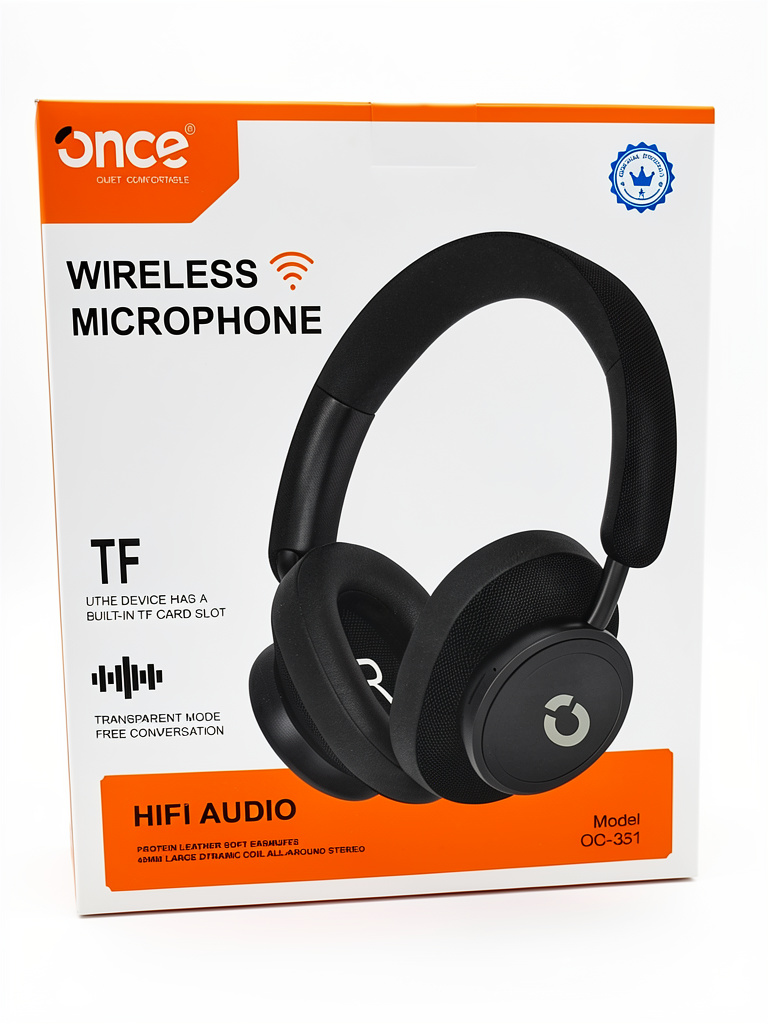 ONCE WIRELESS audifonos inalambricos negros