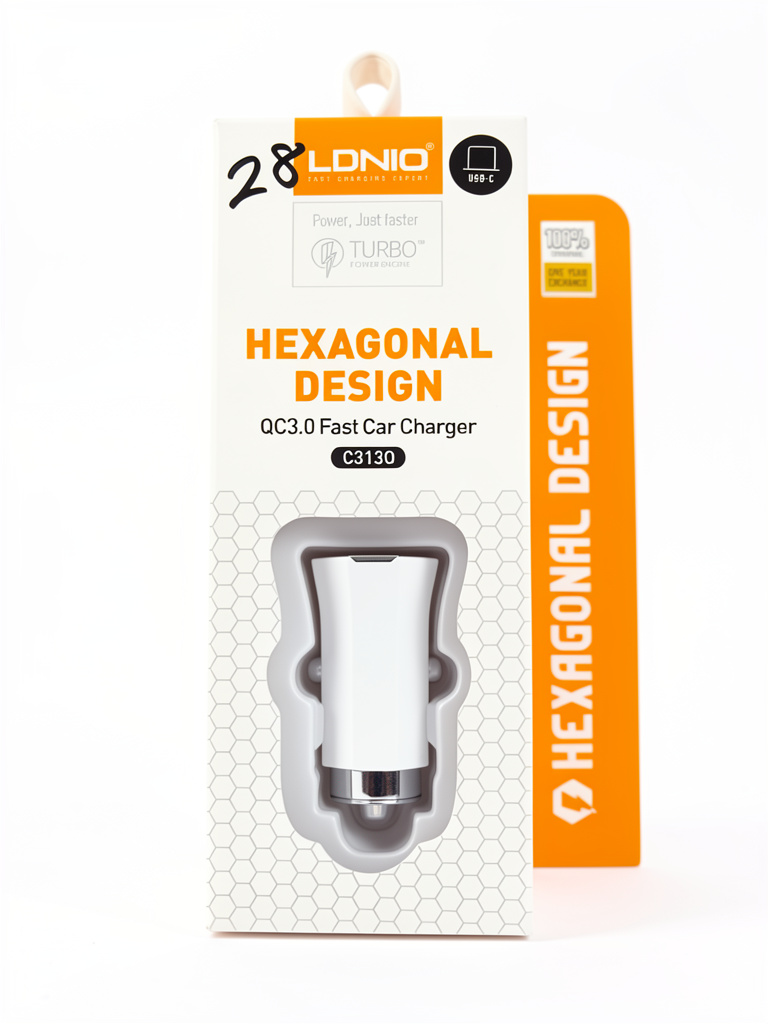 LDNIO cargador carro QC3.0 USB-C