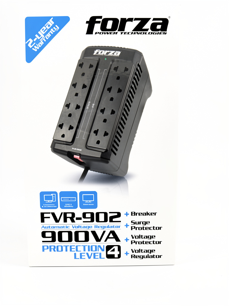 Estabilizador Forza FVR-902 900VA