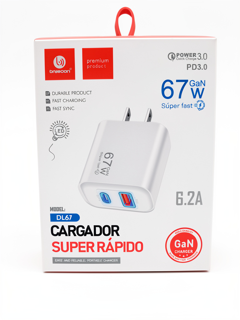 Cabezal Brysoon carga super rápida 67W
