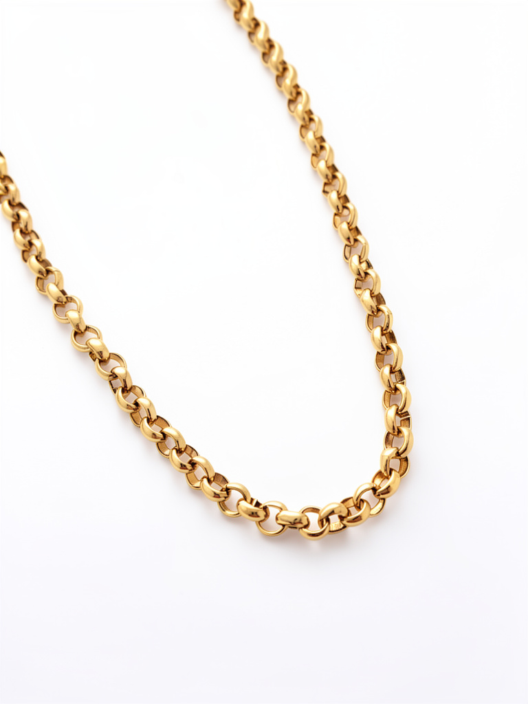 Medium Link Rolo Chain| Stainless Steel