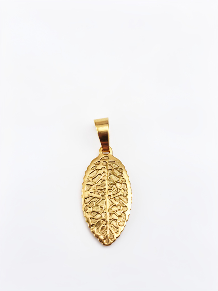 Leaf Pendant Stainless Steel