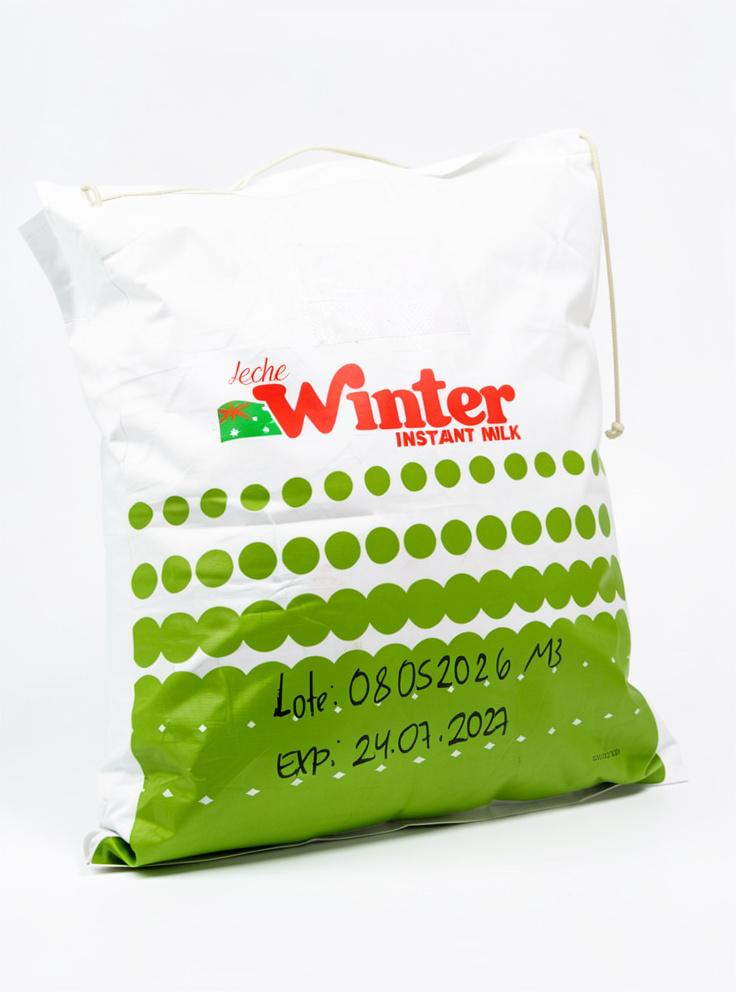 Leche Winter saco 25 libras