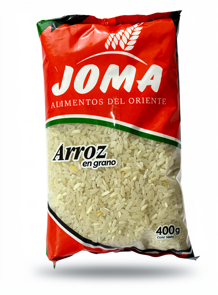 Arroz Blanco Bolsa de 400gr Joma.