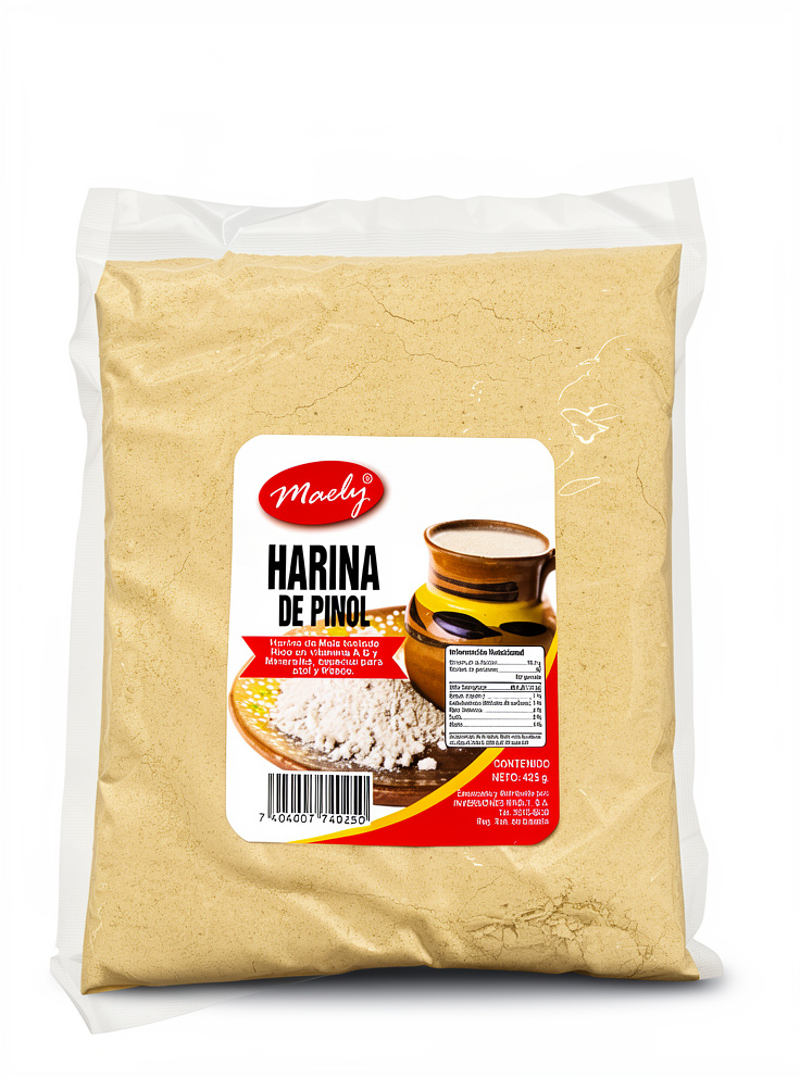 Harina de pinol 425 gr Maely