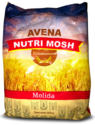 Avena molida bolsa 350gr Nutri Mosh