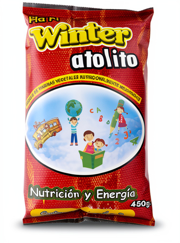 Harina de maíz y soya atolito Winter 450 gramos