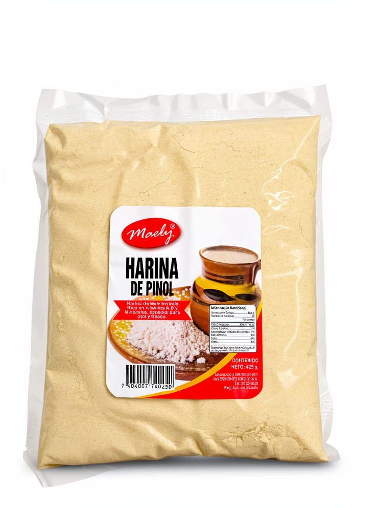 Harina de pinol 400gr Maely