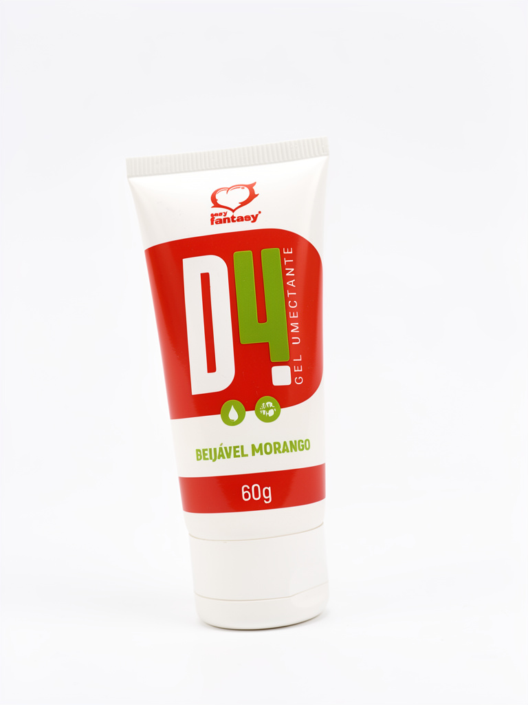 D4 Gel umectante morango 60g