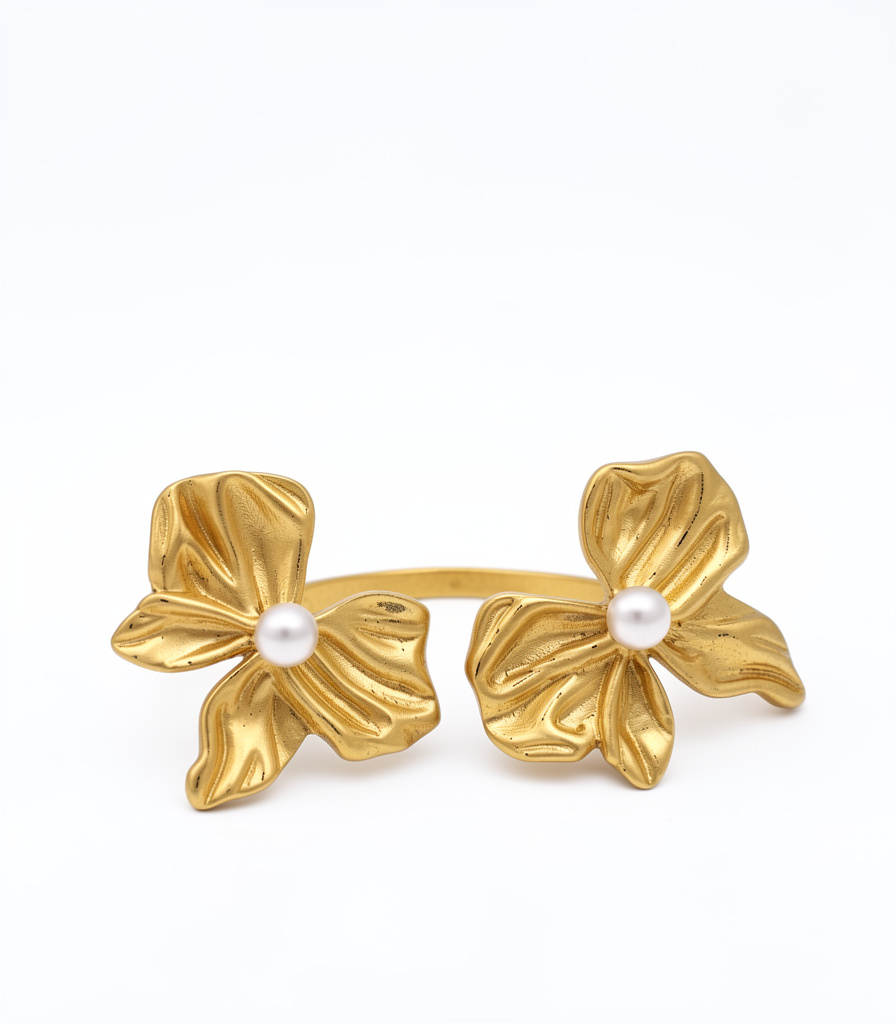 Aritos baño de oro