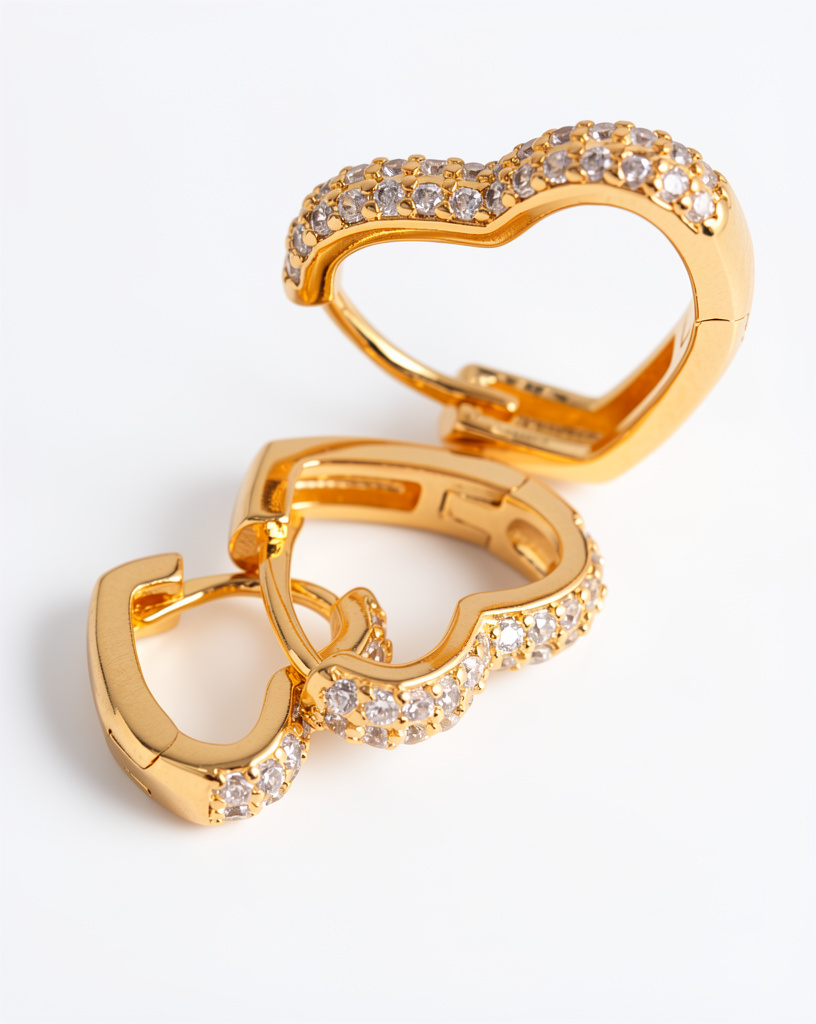 Corazón con zirconia