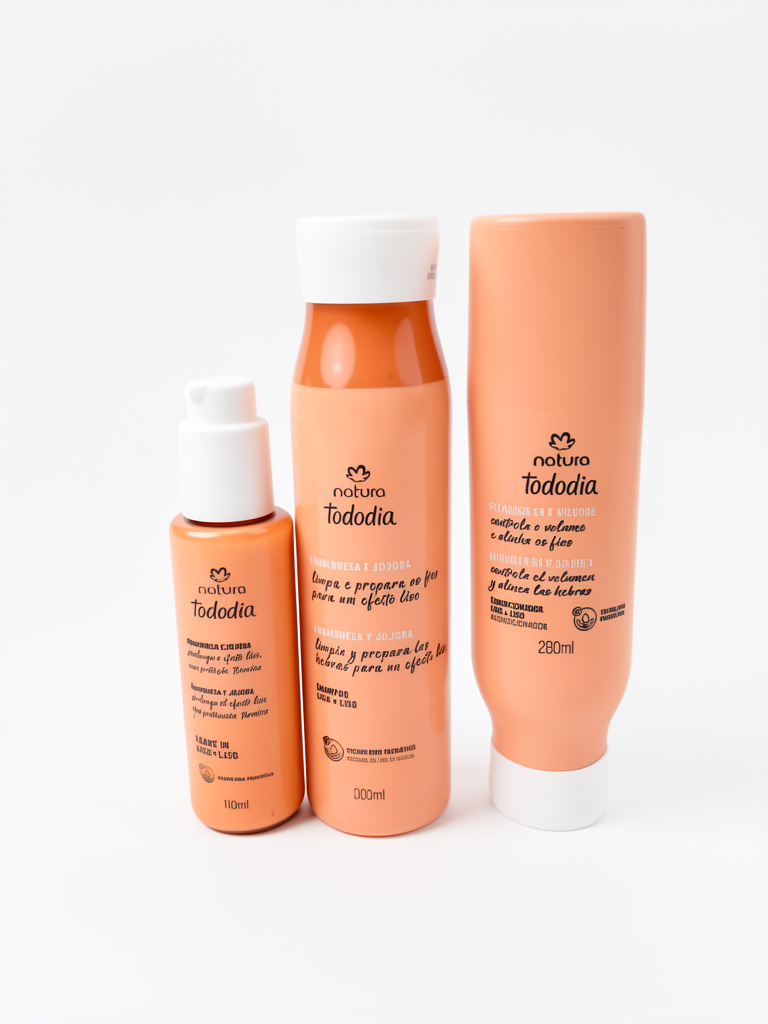Kit shampoo , acondicionador y leave in liso + liso Natura