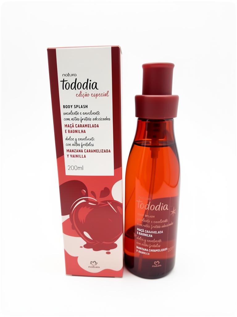 Body splash manzana caramelizada y vainilla 200ml - Natura