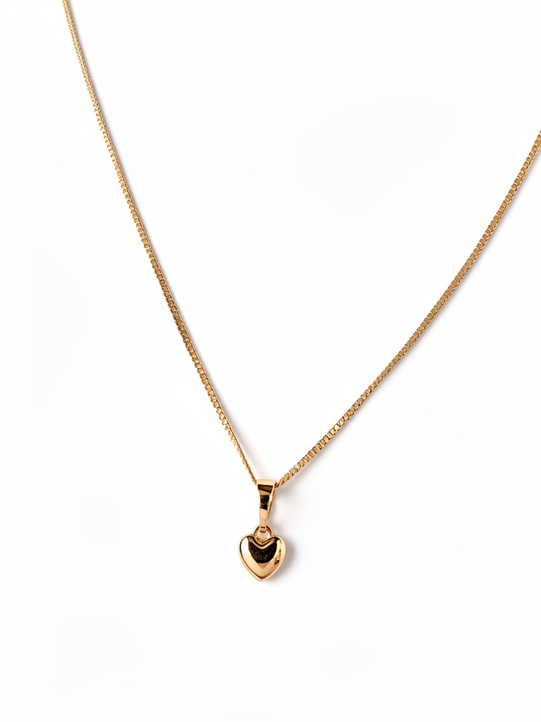 Collar corazón bombita