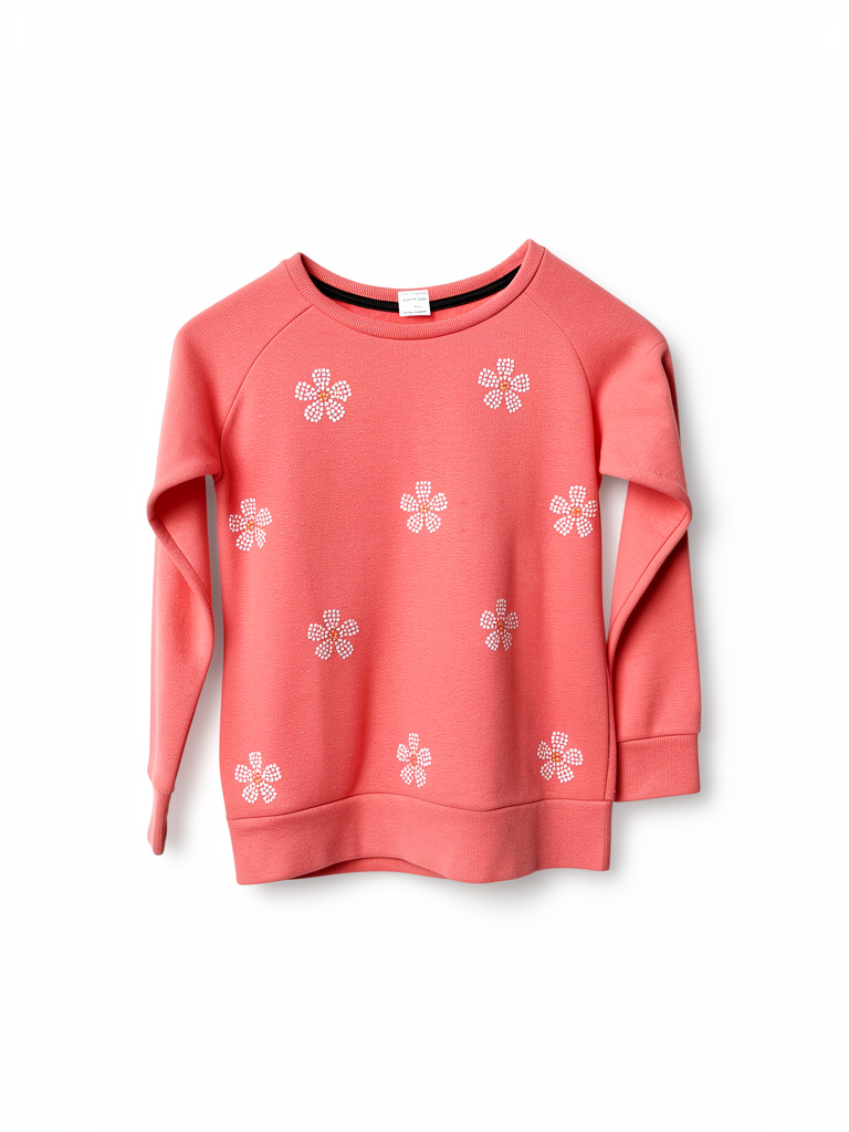 Sweater rosa flores