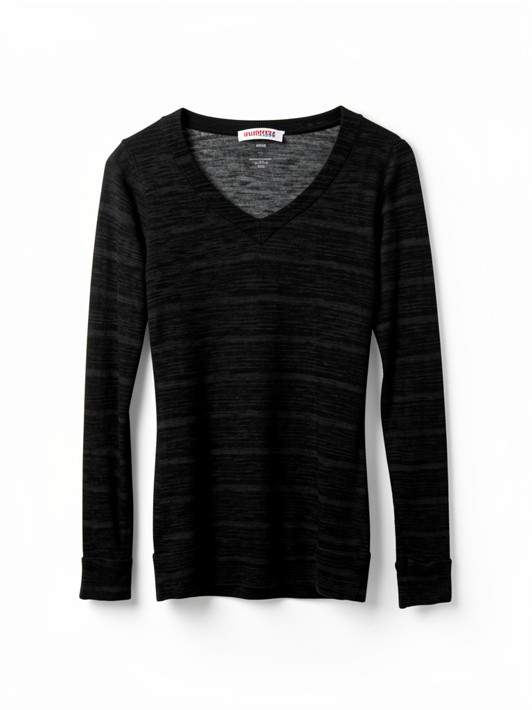 Sweater negro manga larga