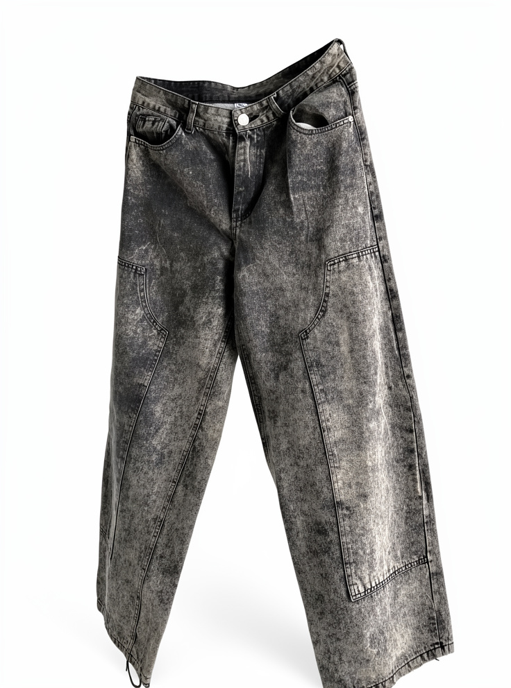 Jean baggy negro