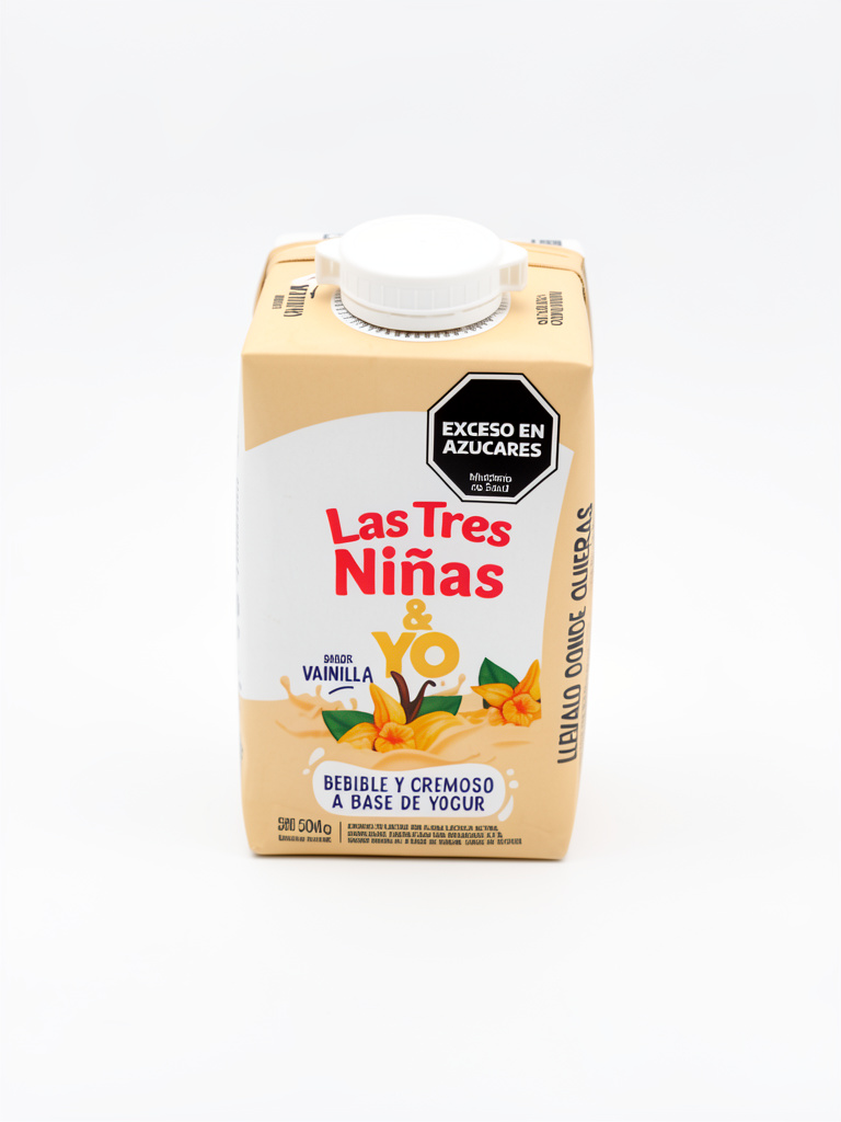 Yogur Las Tres Niñas Vainilla 500Ml
