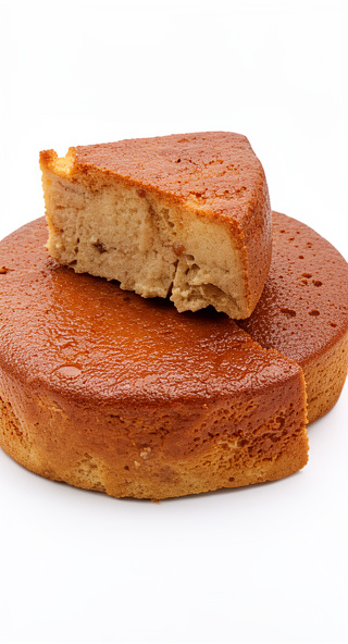 Budín de pan porción