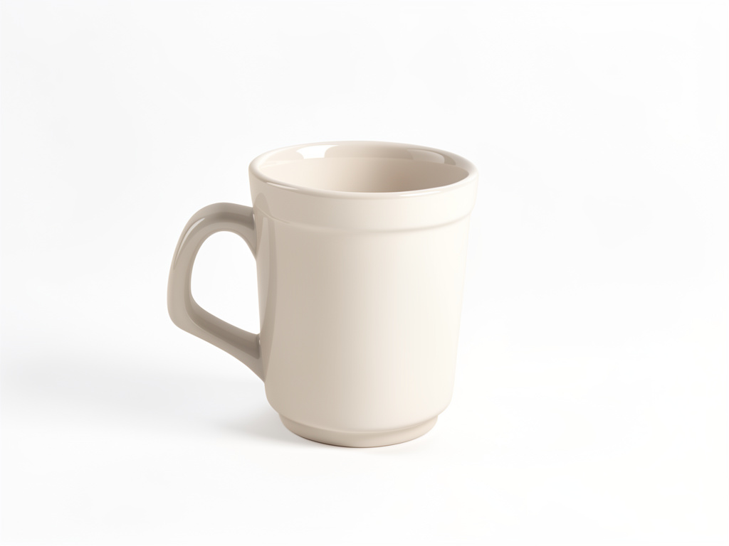 Taza blanca ceramica