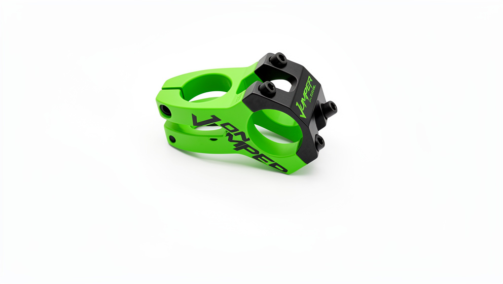 STEM MTB ON-TRAIL JUMPER A HEAD 50MM TOMATE-VERDE-NEGRO