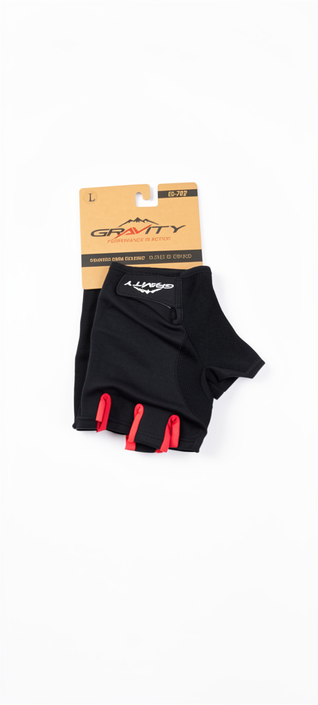 [BP-UNI133] Guantess GRAVITY ciclismo d/corto EG-702 black/red S M L