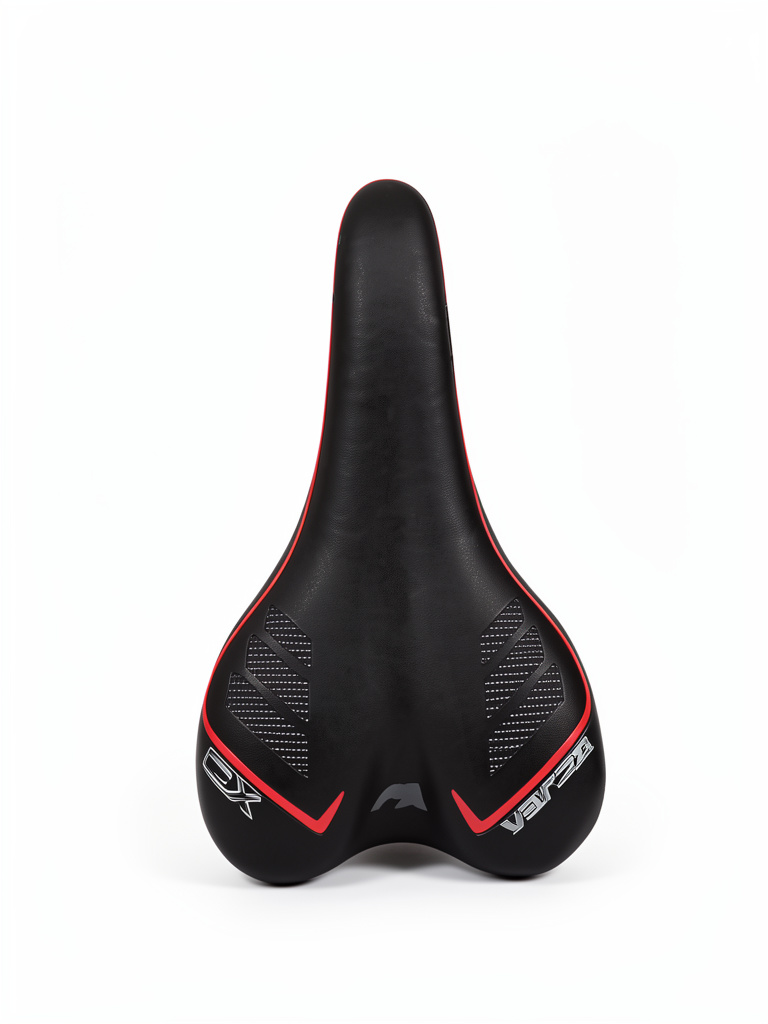 ASIENTO MTB VENZO GX VZ-E01 NEGRO/ROJO