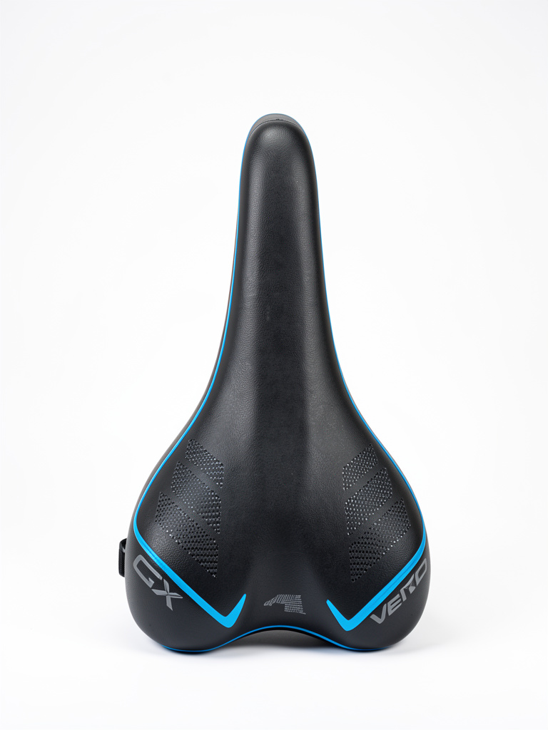 ASIENTO MTB VENZO GX VZ-E01 NEGRO/AZUL