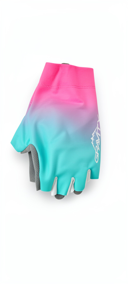 [BC-UNI388] Guantes GRAVITY ciclismo d/corto EG-707 turqueza/rose XS S M L