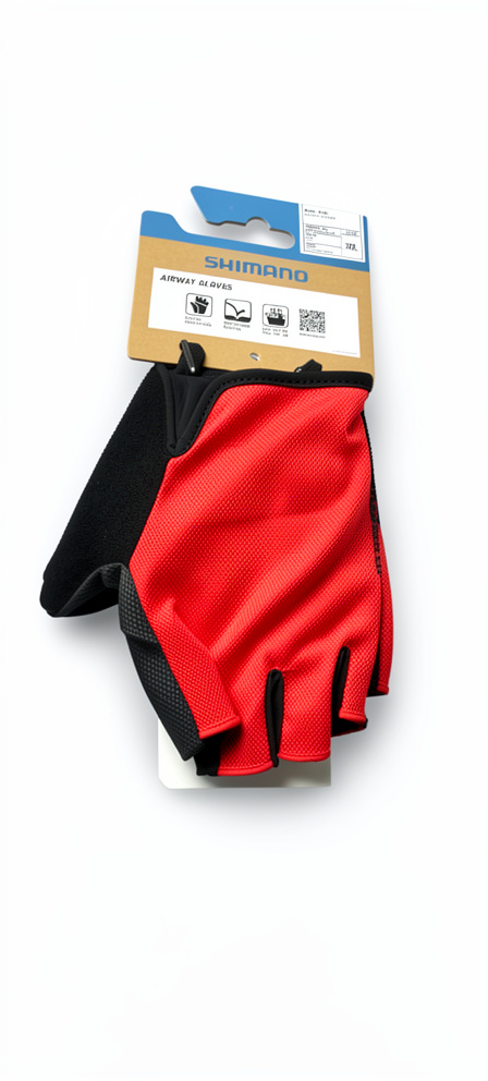 [AI-UNI313] Guante SHIMANO AIRWAY Hombre d/corto XL Red