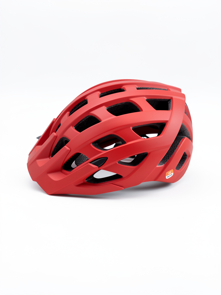 Casco Lazer Roller CE Matte red M + net