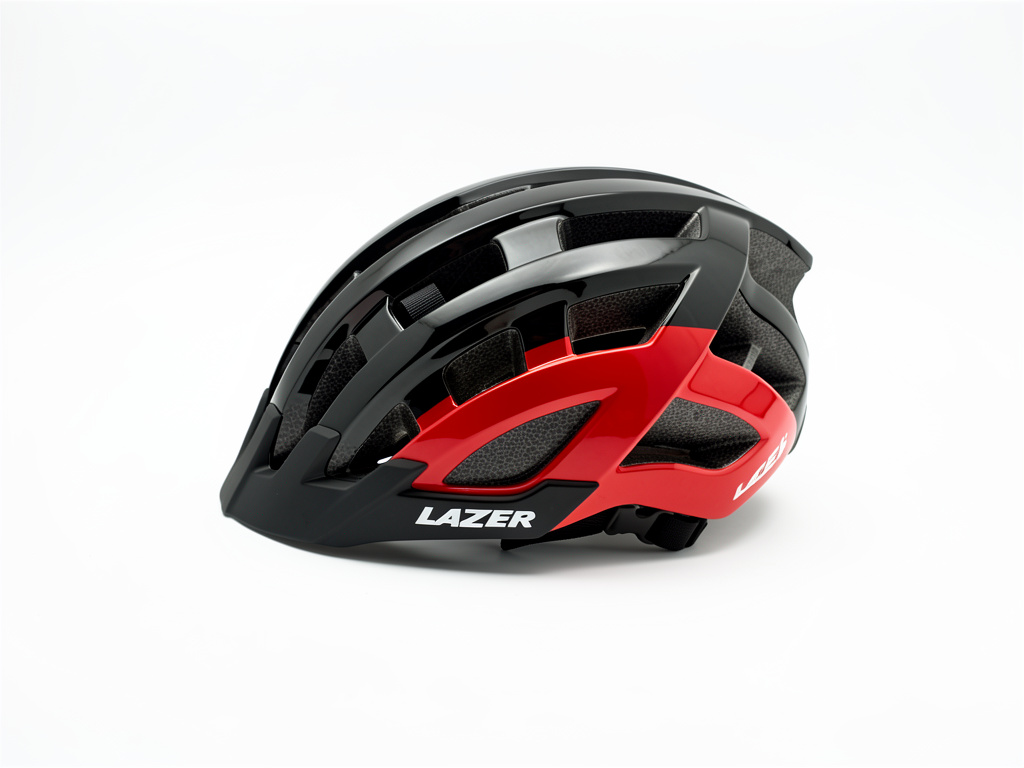 Casco LAZER Petit DLX CE-CPSC Black Red uni +net+led