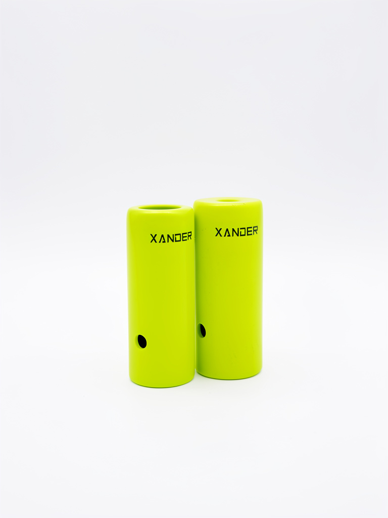 APOYA PIES ACERO AMARILLO (EJE NORMAL) 38X100MM XANDER