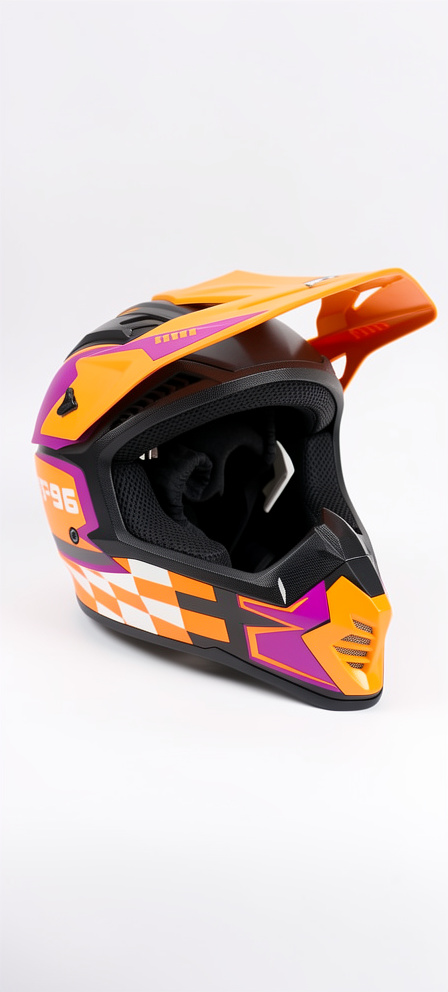 CASCO 913 CROSS NARANJA